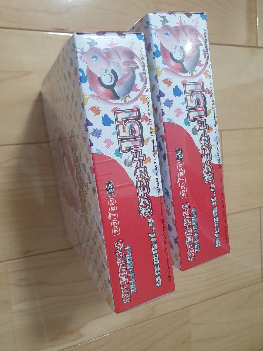 ポケモンカードカード151BOX シュリンク付き 2箱｜PayPayフリマ