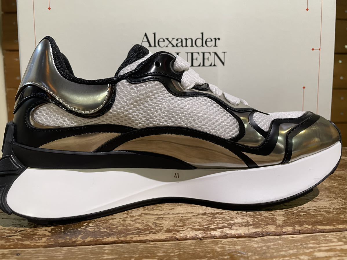 59 Alexander McQUEEN アレキサンダーマックイーン　スニーカー　サイズ41 靴　美品　20230928_画像7