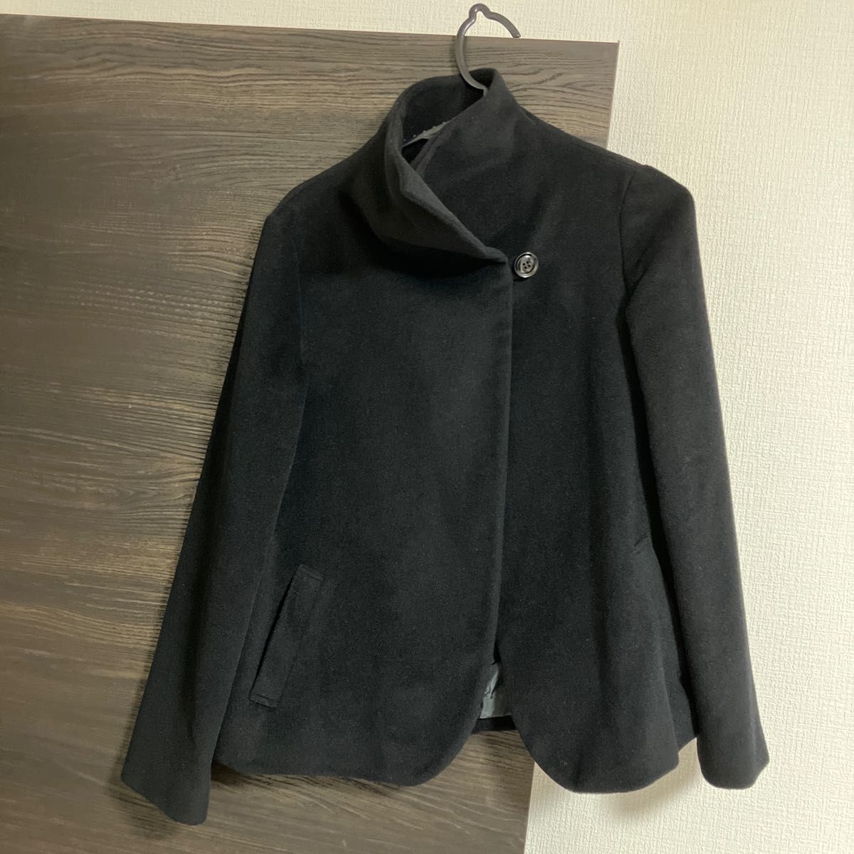 無印良品mujiゆったりショート丈アンゴラ コート肩幅38cm身幅 無印良品mujiゆったりショート丈アンゴラ コート肩幅38cm身幅