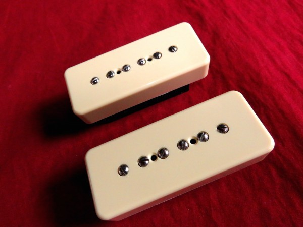 ★特注モデル★Gotoh Pickups／OLD-1 Cream アルニコ３ ヴィンテージ◆国産高品質 P-90 ソープバー◇ここでしか買えない限定仕様２個セット_画像1