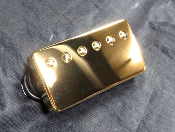 ★最安値/ゴールドカバー ピックアップ★国産高品質 Gotoh Pickups／HB-Classic α-Gold-Neck／Front◆PU ゴトー ハムバッカー フロント_画像1