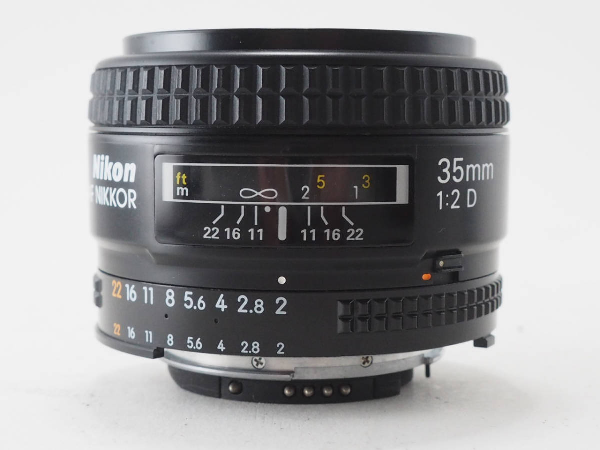 ★良品★ ニコン NIKON AF NIKKOR 35mm F2 D ★絞りバネ油にじみ #TA1360_画像3