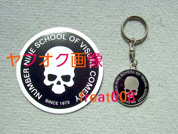 * NUMBER (N)INE Number Nine Skull skull skeleton key holder sticker 01SS. under .. Noguchi a little over 