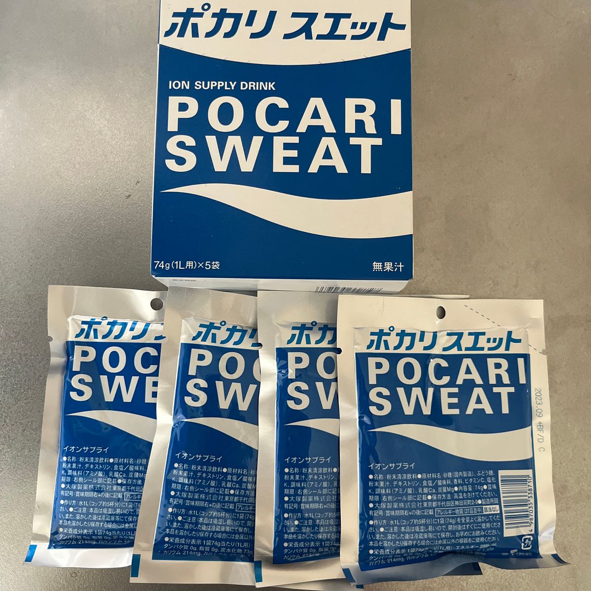 ポカリスウェット 粉末清涼飲料 9袋 - ソフトドリンク