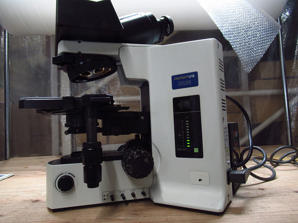 低価格 見学・動作確認可能 OLYMPUS BX51 レンズなし 顕微鏡 管理