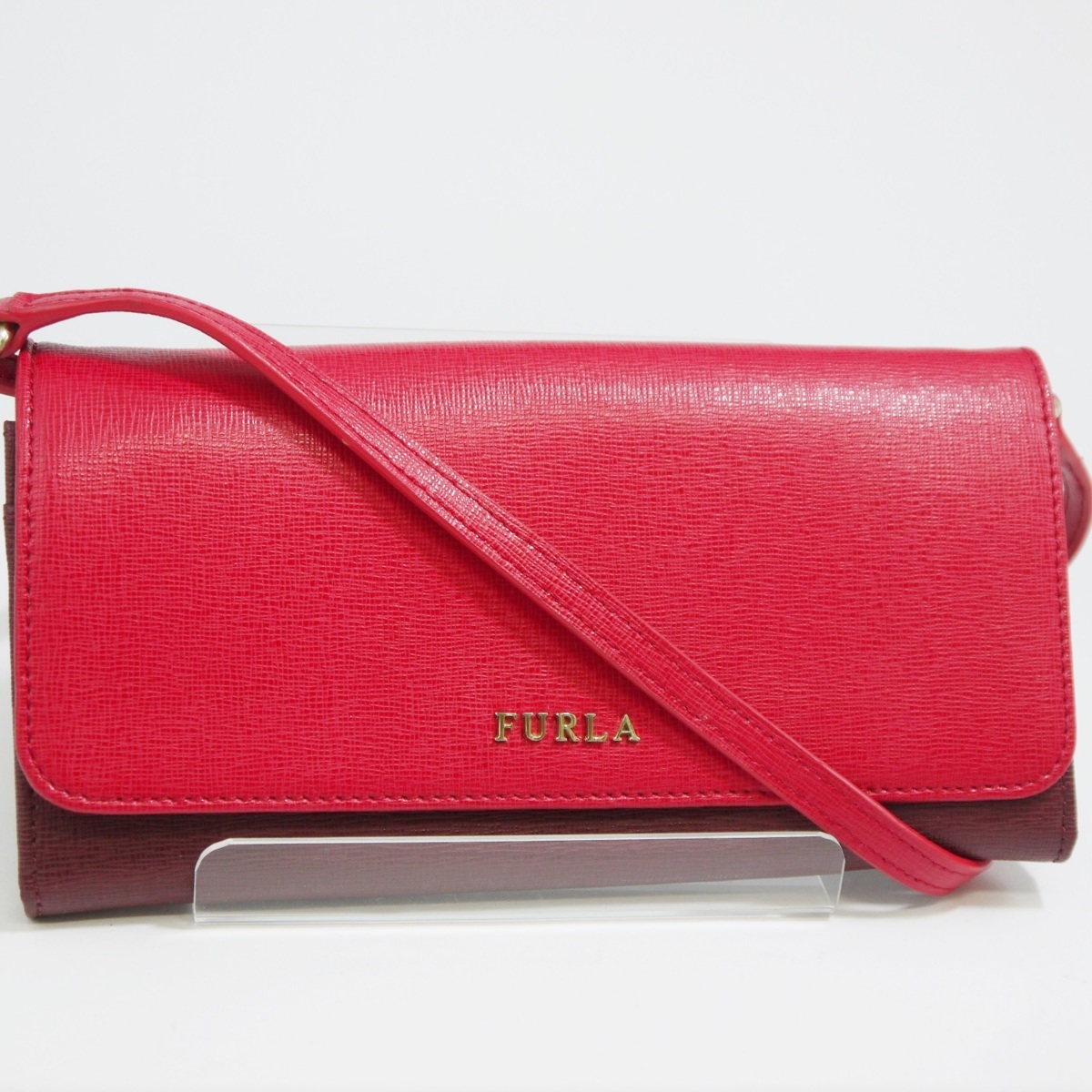 2022春夏新色】 良品 ☆USED品 FURLA【フルラ ストラップ取り外し可能