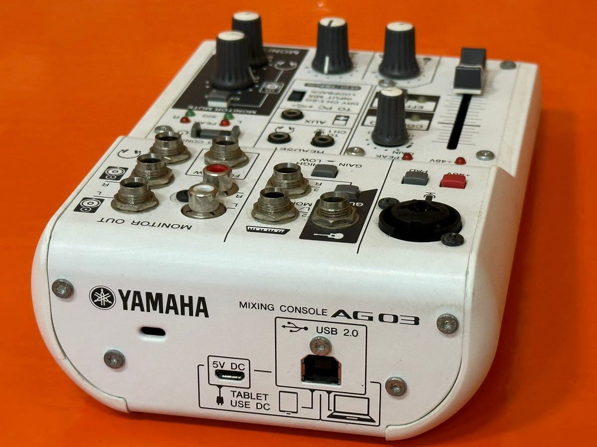 ヤマハ ミキシングコンソール /YAMAHA AG03 /MIXING CONSOLE ウェブ