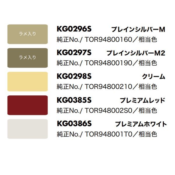 1本 KG0296S ヤンマー プレインシルバーM 純正No.TOR94800160 農業機械 KBL スプレー 塗料 補修 トラクター コンバイン YANMAR_画像3