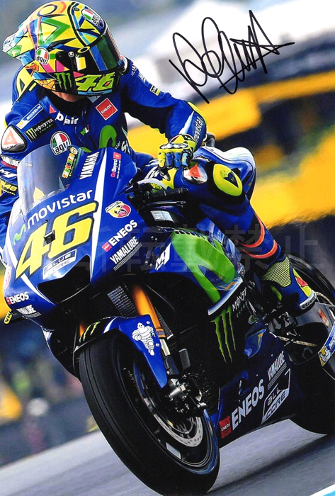 バレンティーノ・ロッシ 直筆サインフォト/写真 MotoGP Valentino