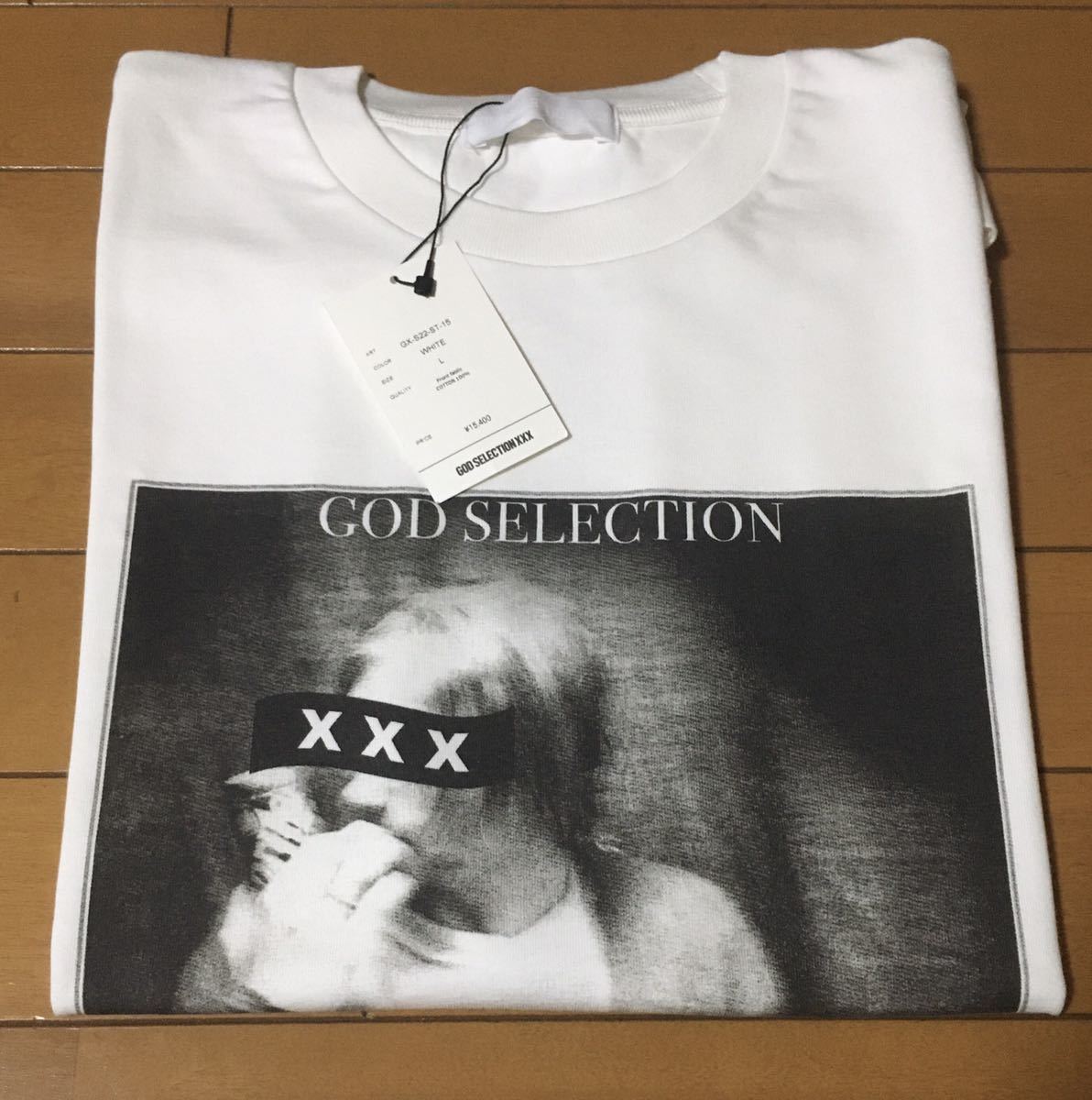 『新品』GOD SELECTION XXX★ニルヴァーナ Tシャツ★Lサイズ★白 ホワイト_画像2