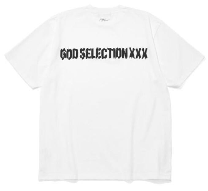 『新品』GOD SELECTION XXX × KOUSUKE KAWAMURA★BOX LOGO Tシャツ★Lサイズ★ホワイト 白