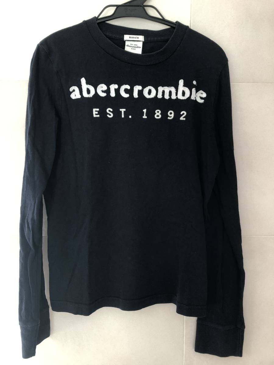 Abercrombie Kids アバクロンビーキッズ ネイビー紺色長袖160 