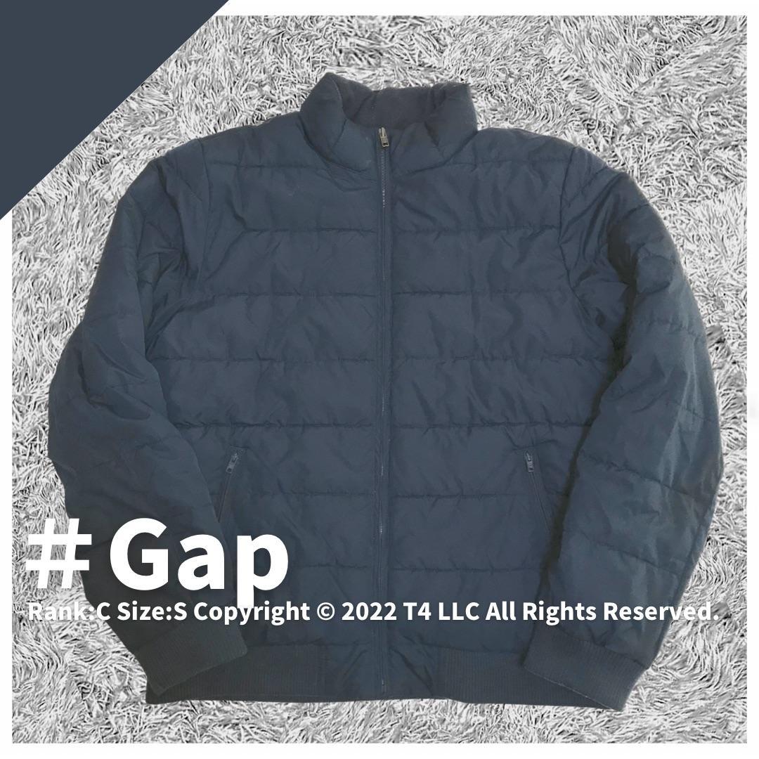 ヤフオク! - Gap ギャップ 中綿ジャケット ネイビー Sサイズ 冬