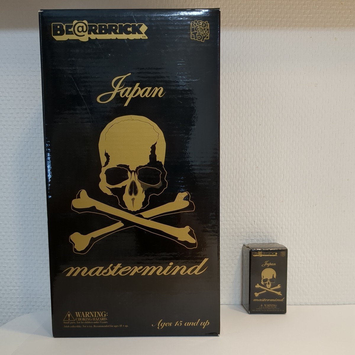 BE@RBRICK　mastermind　Japan　100%&400% セット売り　ディズニー　新品未開封　マスターマインド　ベアブリック　初期　限定品_画像1