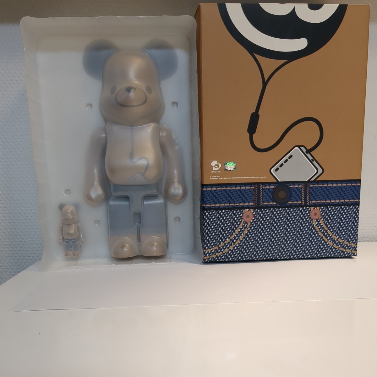 BE@RBRICK　NAGI a-nation mid summer model 100%&400% セット売り　ベアブリック メディコムトイ 新品同様　限定品　箱あり