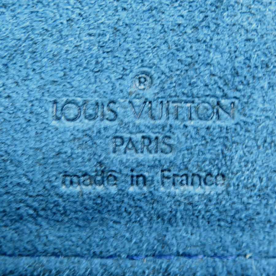 注目 VUITTON LOUIS ヴィトン ルイ アクセサリーポーチ e56598f ブルー