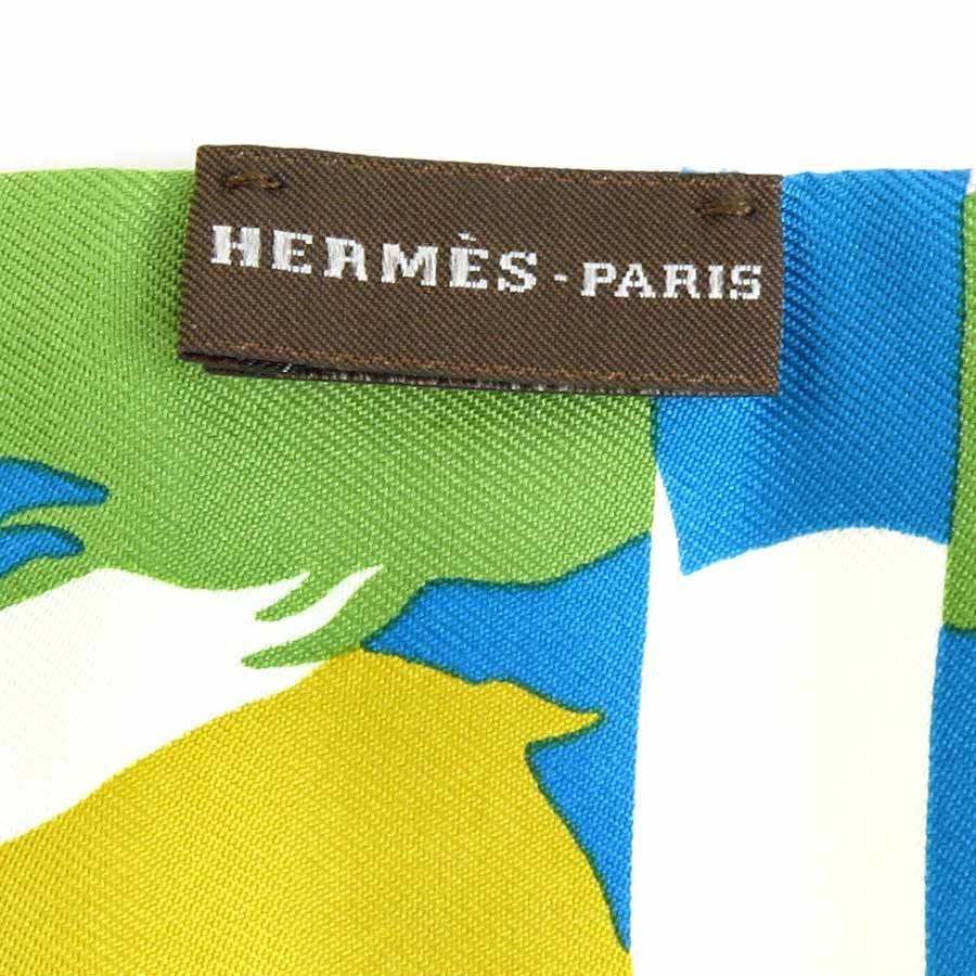 エルメス HERMES スカーフ ツイリー シルク マルチカラー e56720f_画像7