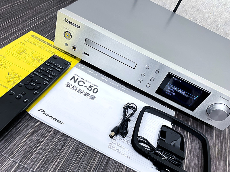 □PIONEER NC-50 ネットワークCDレシーバー リモコン・説明書付