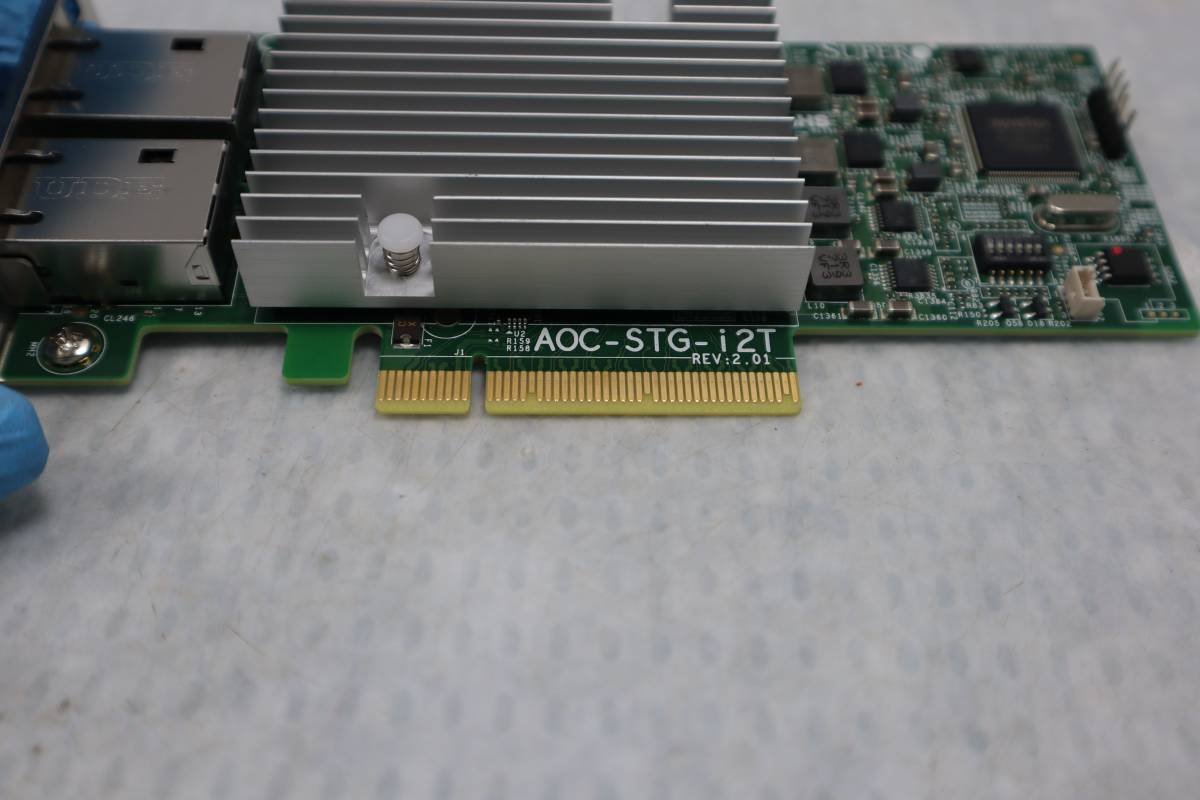 S0666 (3) & SuperMicro AOC-STG-i2T REV:2.01A 10GbE 2-PORT ethernet adapter PCI-Express_画像3