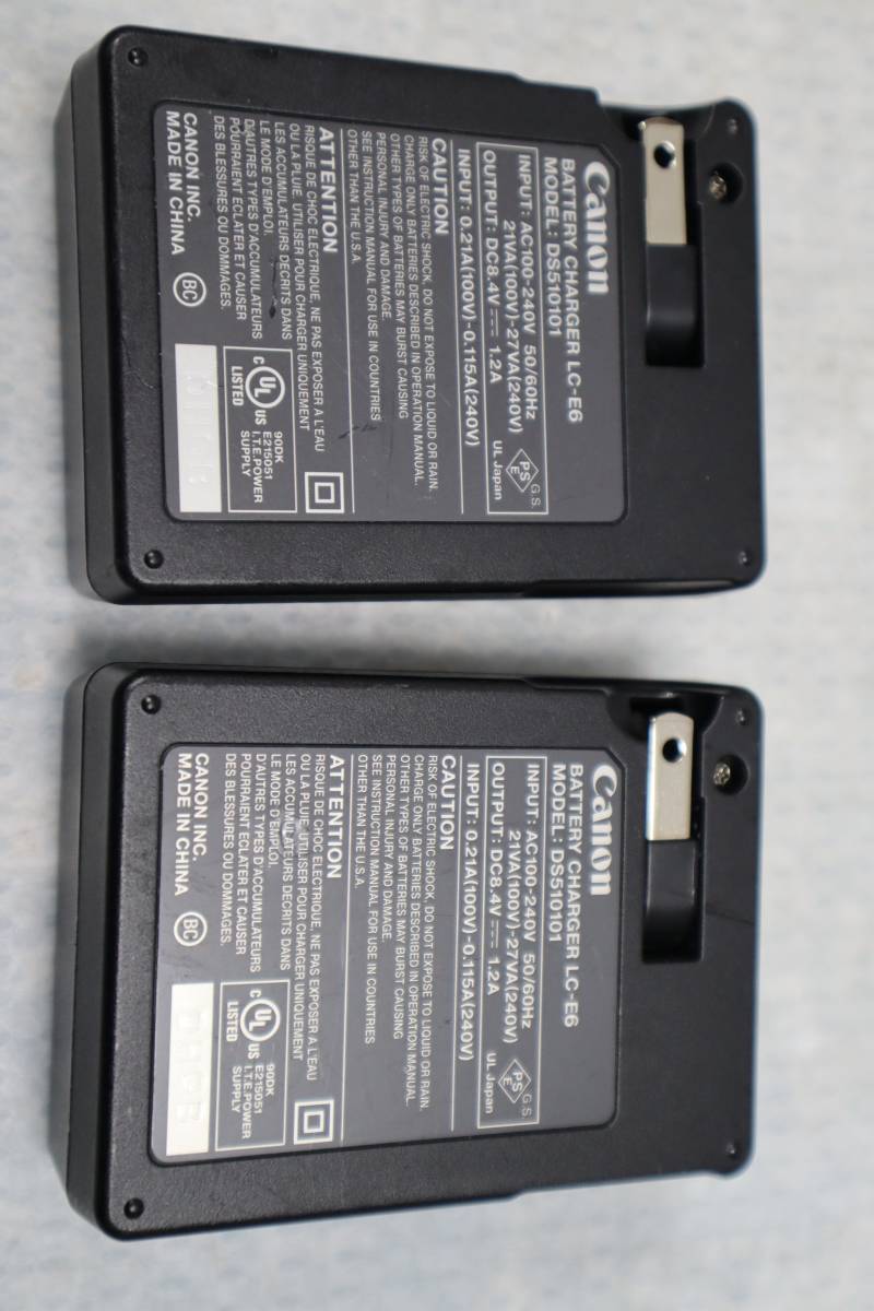 E4499 & L 2 piece set Canon Canon BATTERY CHARGER charger pattern number :DS510101