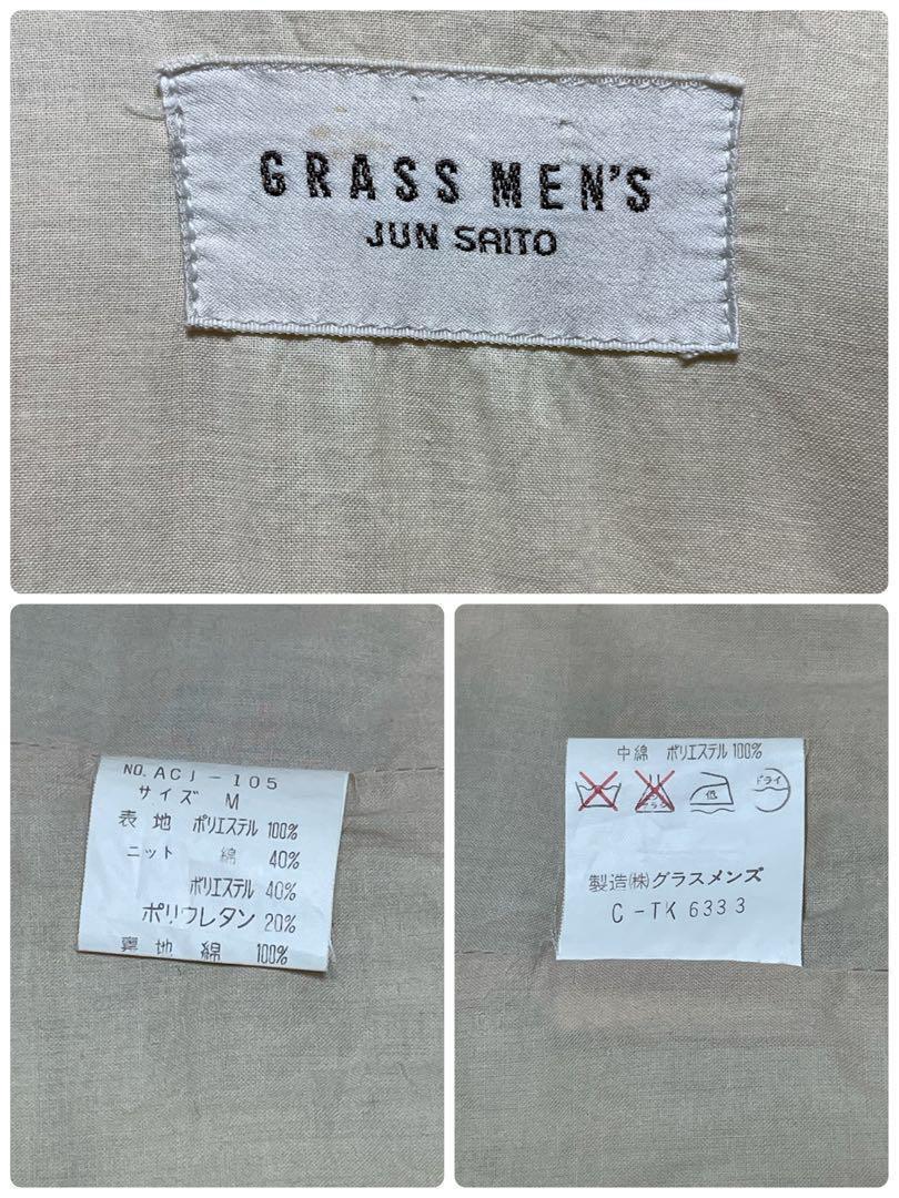 《80年代当時物》GRASS MEN'S JUN SAITO☆ジャケット