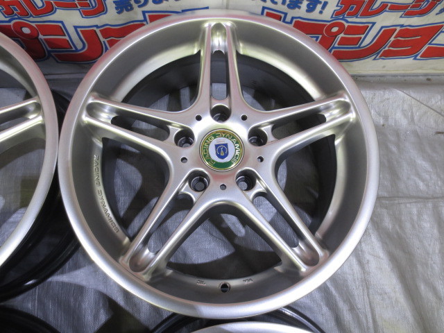 社外アルミ RACING DYNAMICS 17インチ 17×7.5J +34 120×5H シルバー 中古 4本 BMW 3シリーズ X1_画像5