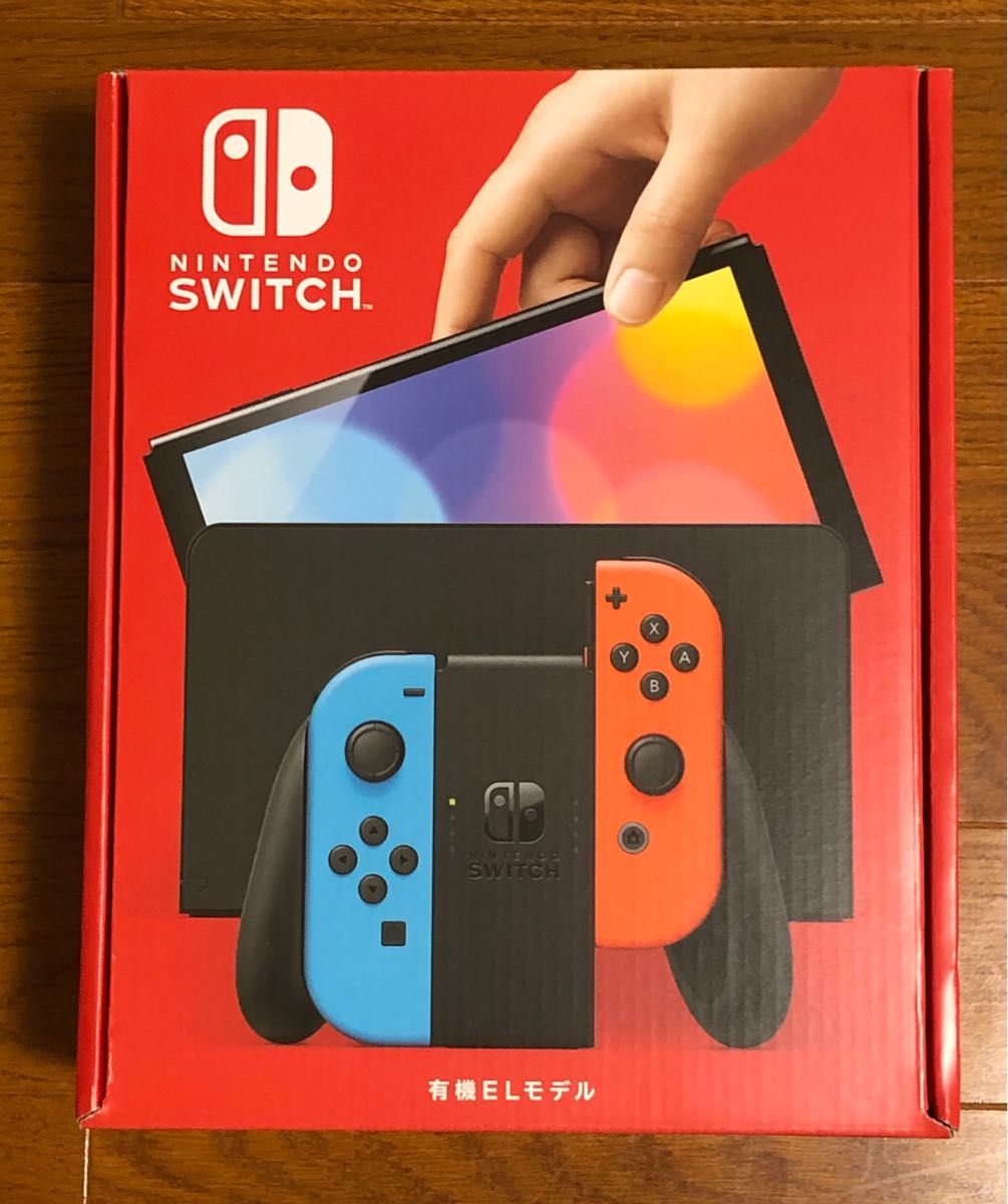新品Nintendo Switch本体 有機ELモデル ネオンブルーネオンレッド 