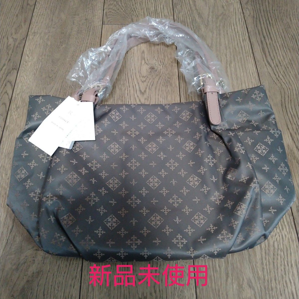 ☆お値下げしました☆新品未使用 ラシット バックルハンドルトートバッグ Mサイズ