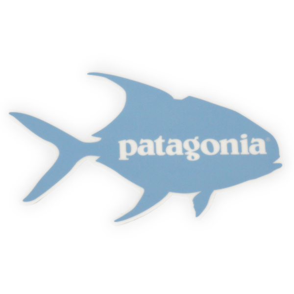 パタゴニア ステッカー パーミット PATAGONIA PERMIT STICKER 魚 フィッシュ シール 釣 フライ FLY キャンプ ギア カスタム デコ 新品_画像1