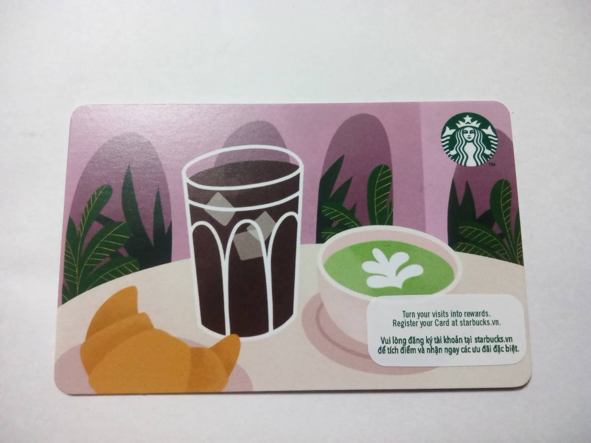 【Starbucks】スターバックス 海外カード ベトナム　コーヒー　 新品未使用　レア品_画像1
