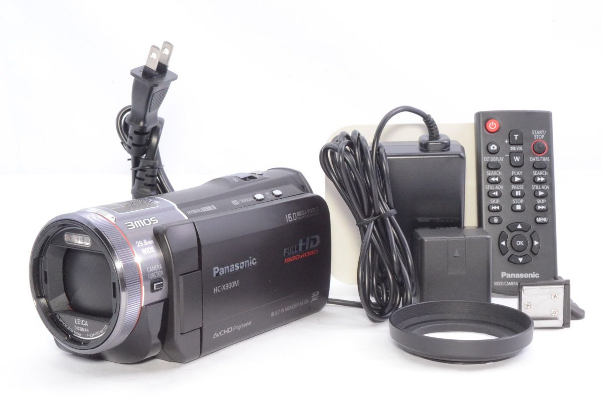 珍しい 内蔵メモリー64GB X900 デジタルハイビジョンビデオカメラ