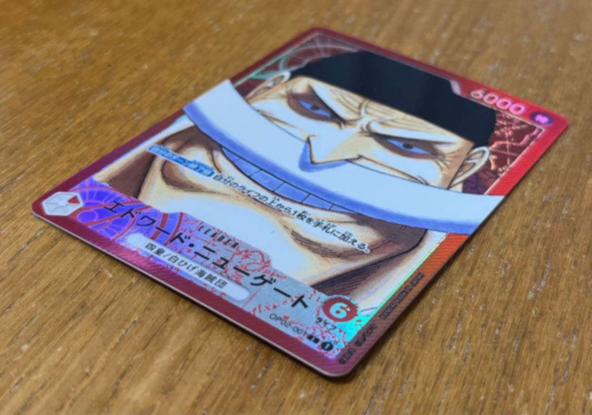 ONE PIECE カードゲーム 頂上決戦 エドワード・ニューゲート(白ひげ) OP02-001 L リーダー パラレル