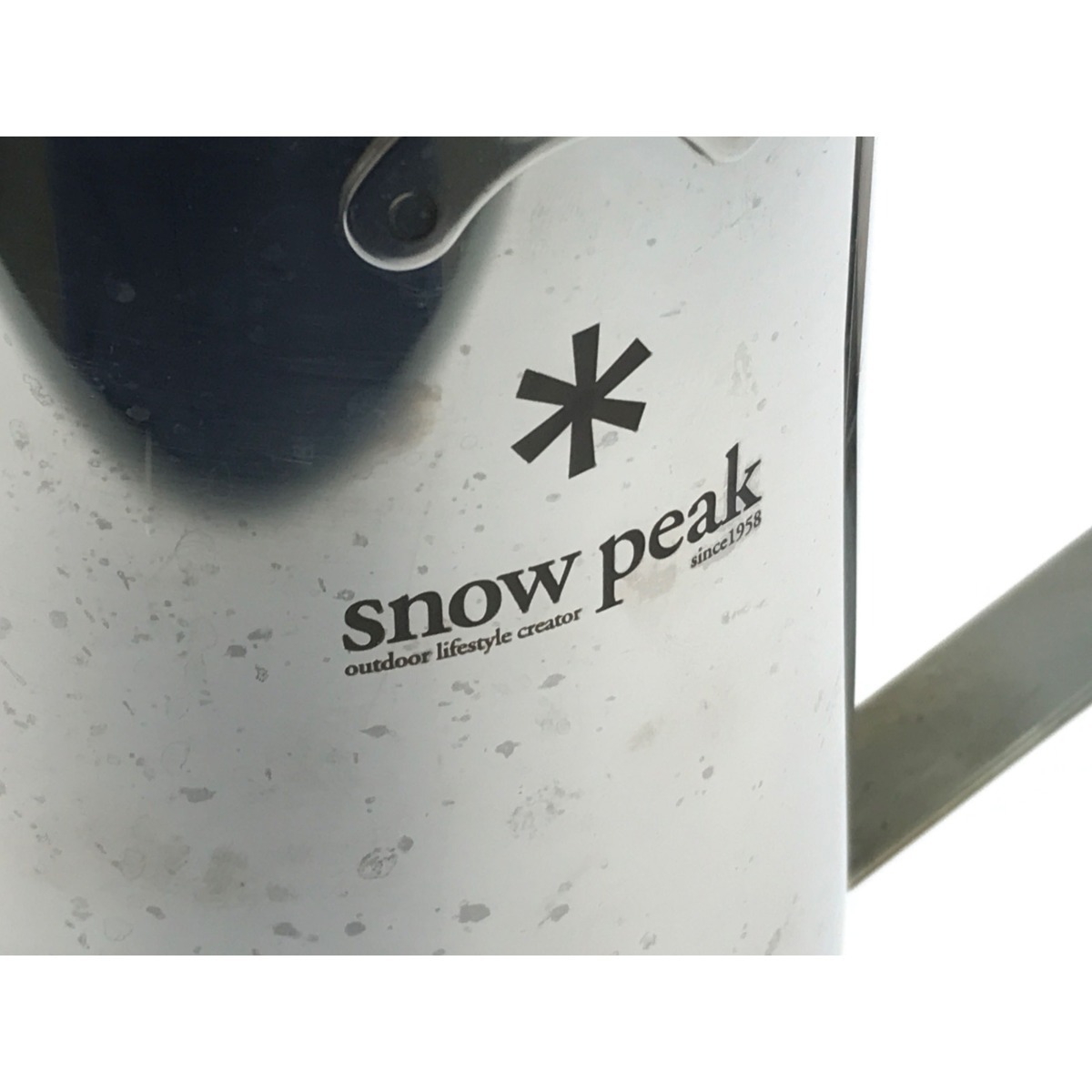 VV snowpeak Snow Peak Classic kettle 1.8 a little scratch . dirt equipped 