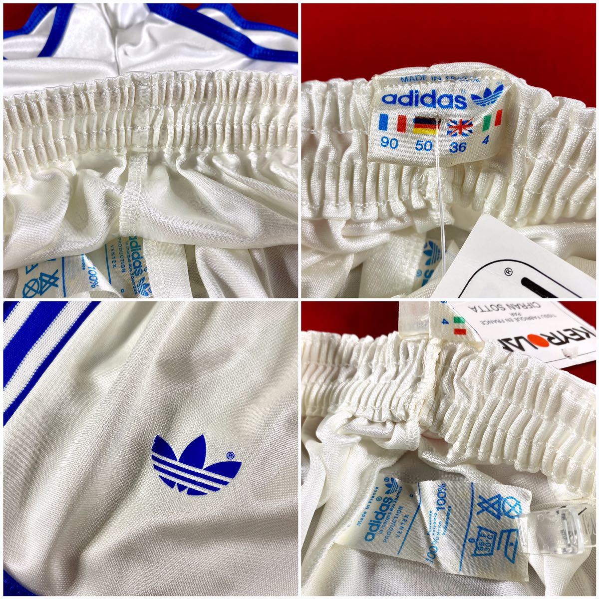 レア希少 80’s adidas KEYROLAN VENTEX フランス ポリアミド ランニング ショートパンツ 90/36 アディダス ナイロン ヴィンテージ 短パン_画像6