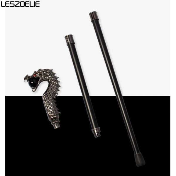 AC030: gorgeous dark style Dragon head removed possibility walking stick black ball man . woman 