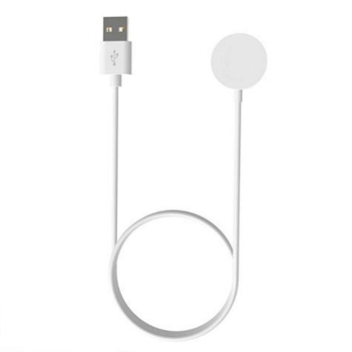 Apple Watch 充電ケーブル USB Apple 充電器  ケーブル Lightning CABLE 白 マグネット 磁石