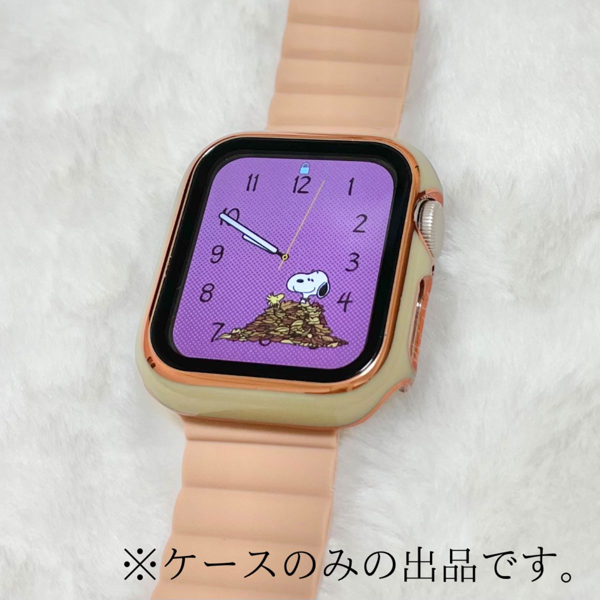 Apple Watch ハードケース モカ ローズゴールド アップルウォッチケース ケース くすみカラー