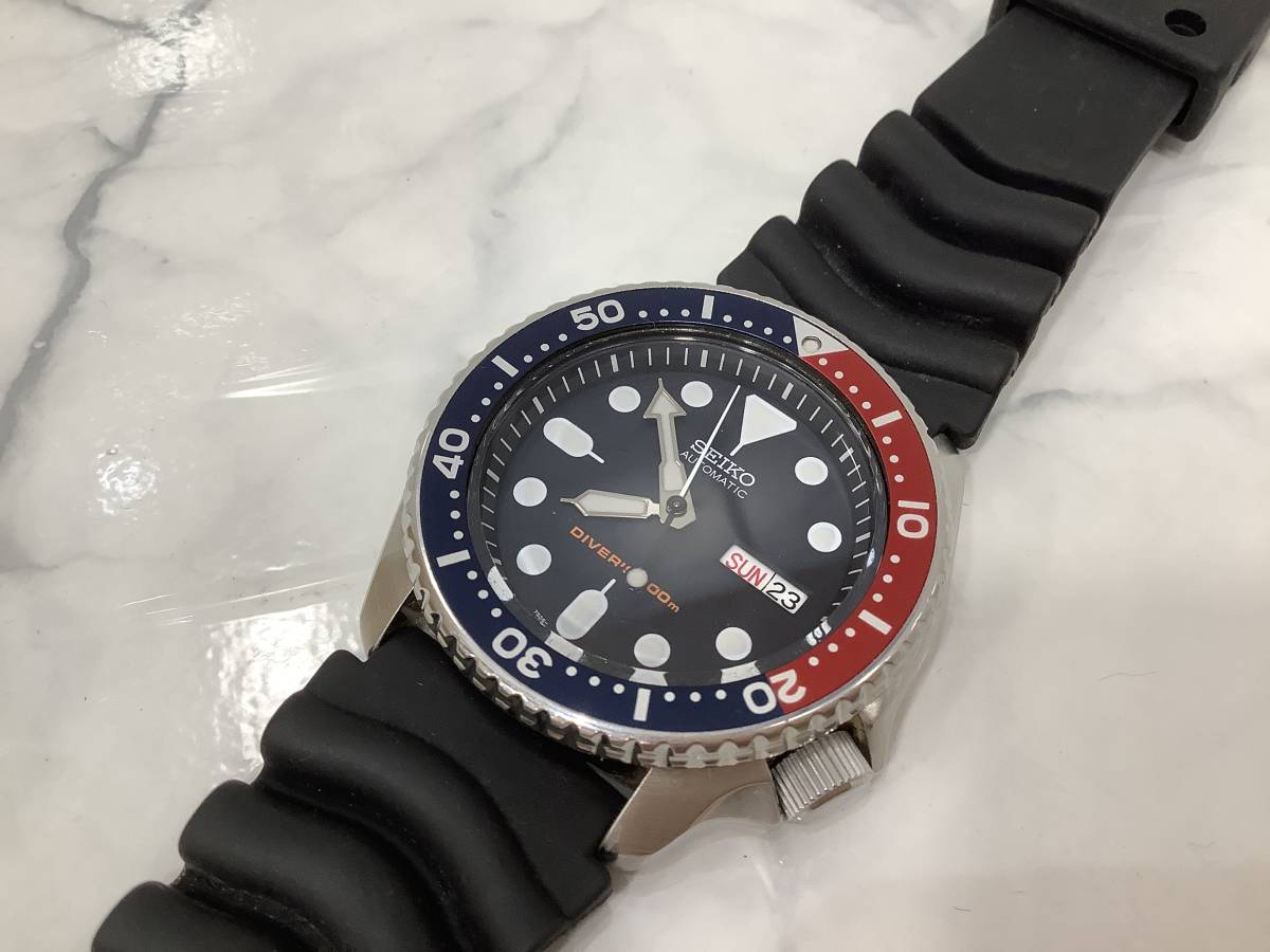 u7413 SEIKO DIVERS セイコーダイバーズ 7S26-0020 200M ネイビー
