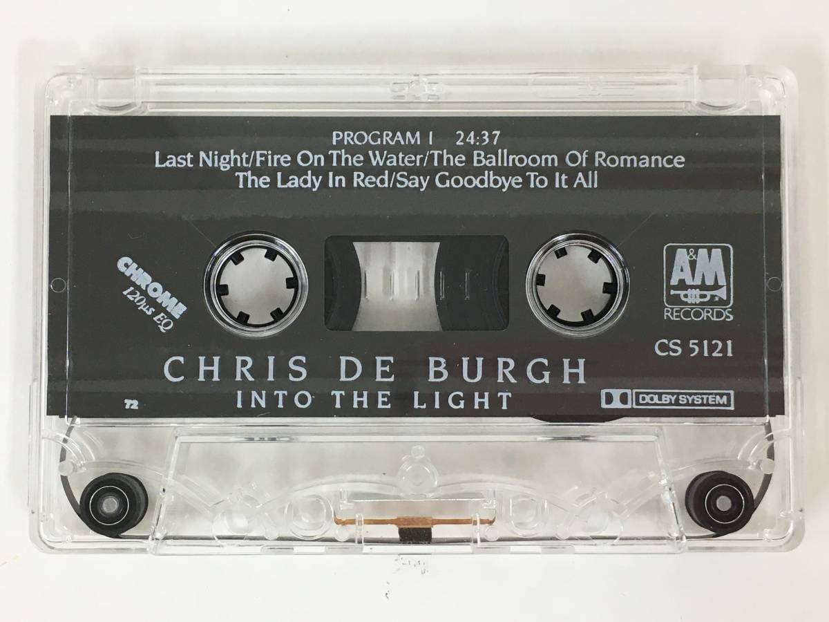 ■□S139 CHRIS DE BURGH クリス・デ・バー INTO THE LIGHT イントゥ・ザ・ライト カセットテープ□■_画像6