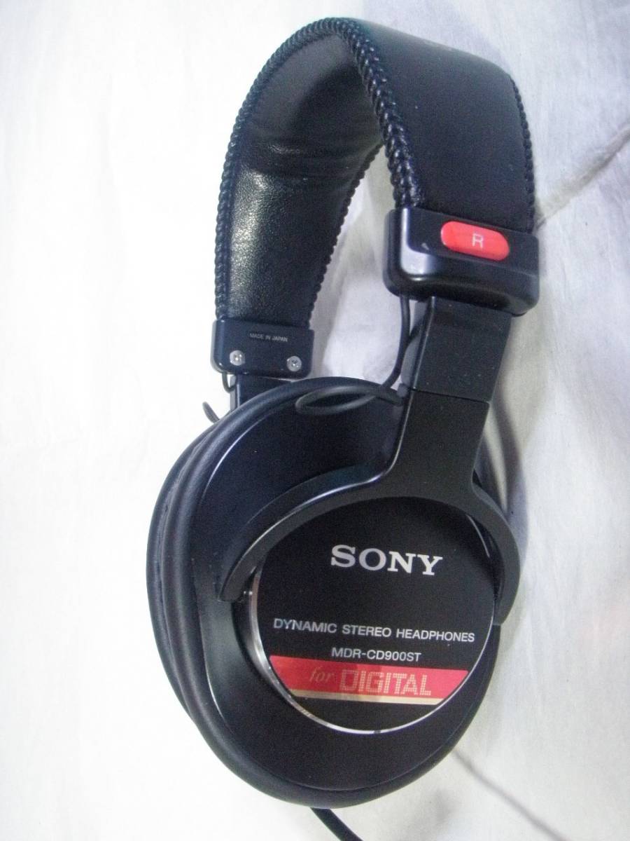 春新作の SONY MDR-CD900ST モニターヘッドホン 137 美品 ダイナミック