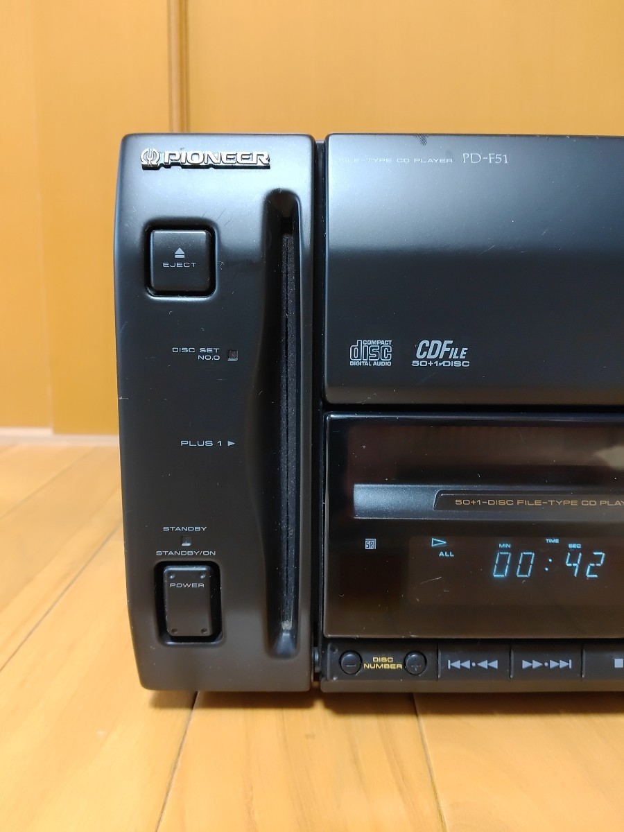 [ use fewer beautiful goods / all slot reproduction operation OK* free shipping ] Pioneer /Pioneer 50 connected equipment +1 CD changer CD player PD-F51