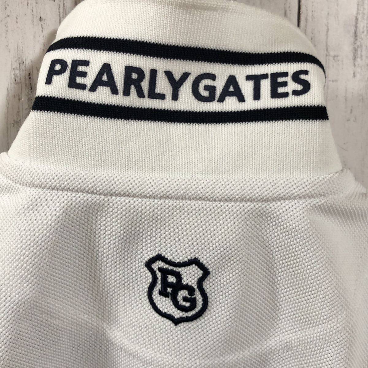 【PEARLY GATES】パーリーゲイツ ノースリーブシャツ レディース 1 ホワイト 送料無料！_画像7