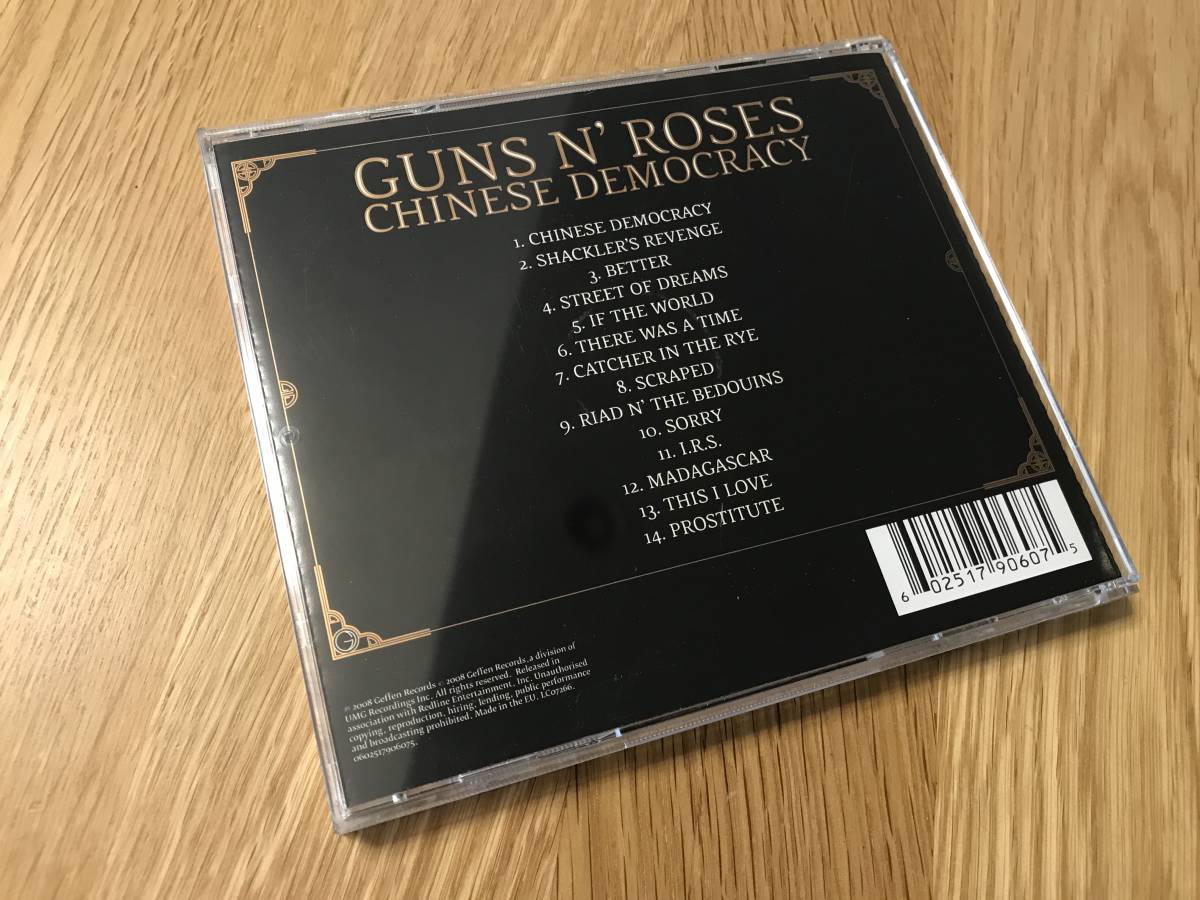 CD：GUNS N' ROSES／ ガンズ・エンド・ローゼス【Chinese Democracy】_画像2