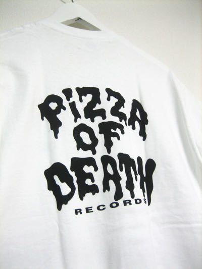 pizza of death Tシャツ　サイズ：L ホワイト☆Hi-STANDARD 横山健 マキシマムザホルモン ピザオブデス ken yokoyama WANIMA ワニマ_画像1