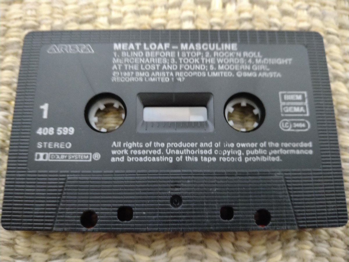 [ очень редкий |UK запись кассета ]*mi-to* low fMeat Loaf жить Live**[ кассета большое количество распродажа средний...]
