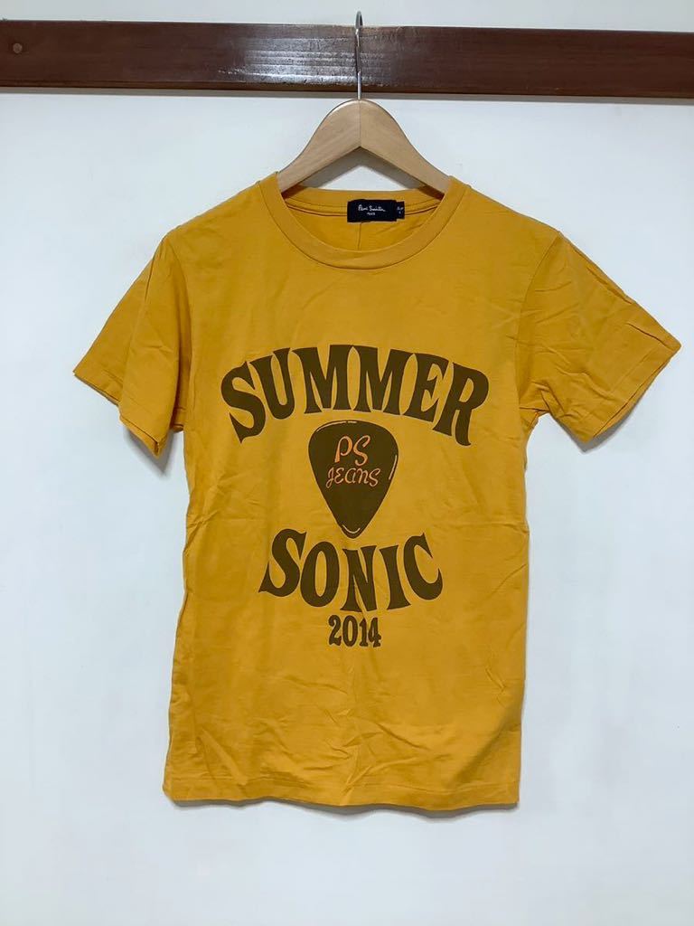 う1264 Paul Smith JEANS ポールスミス 半袖Tシャツ STAFFTシャツ S SUMMER SONIC 2014_画像1
