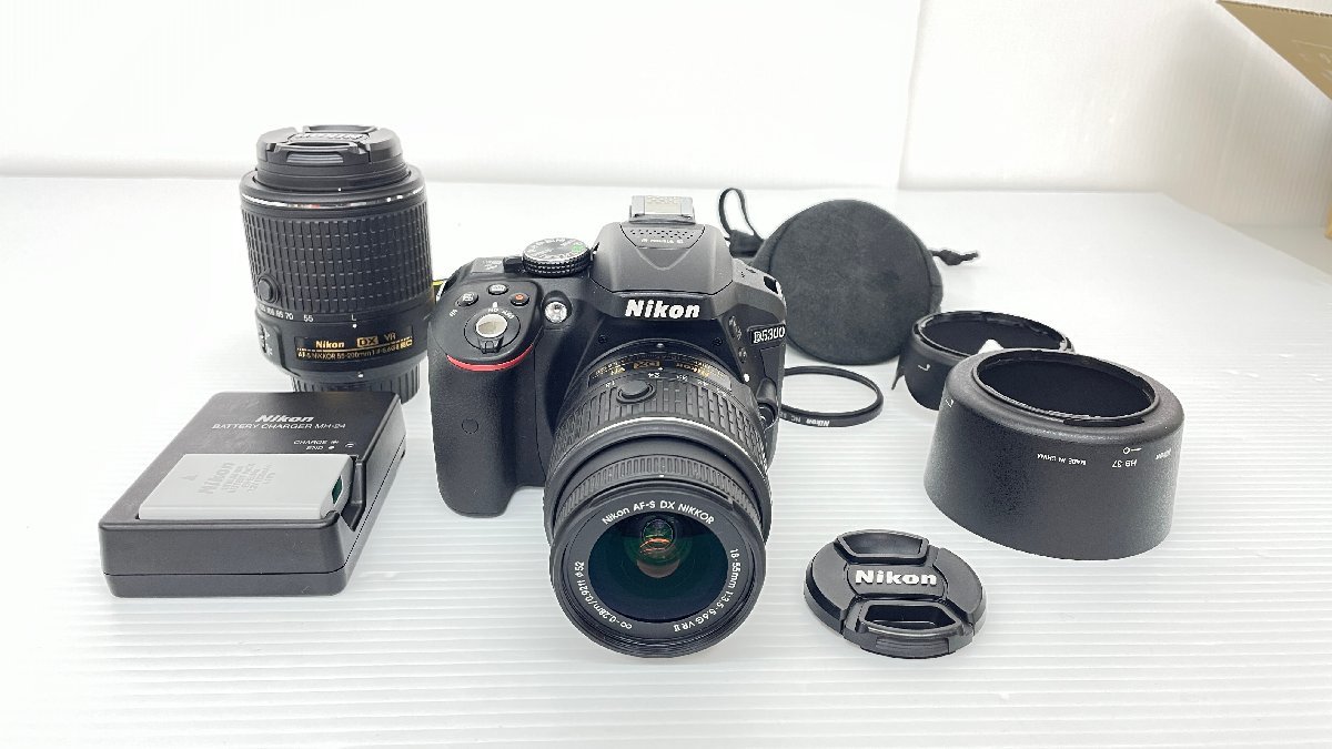 Y157 美品 Nikon ニコン デジタル一眼レフカメラ D5300 レンズ AF-S 18