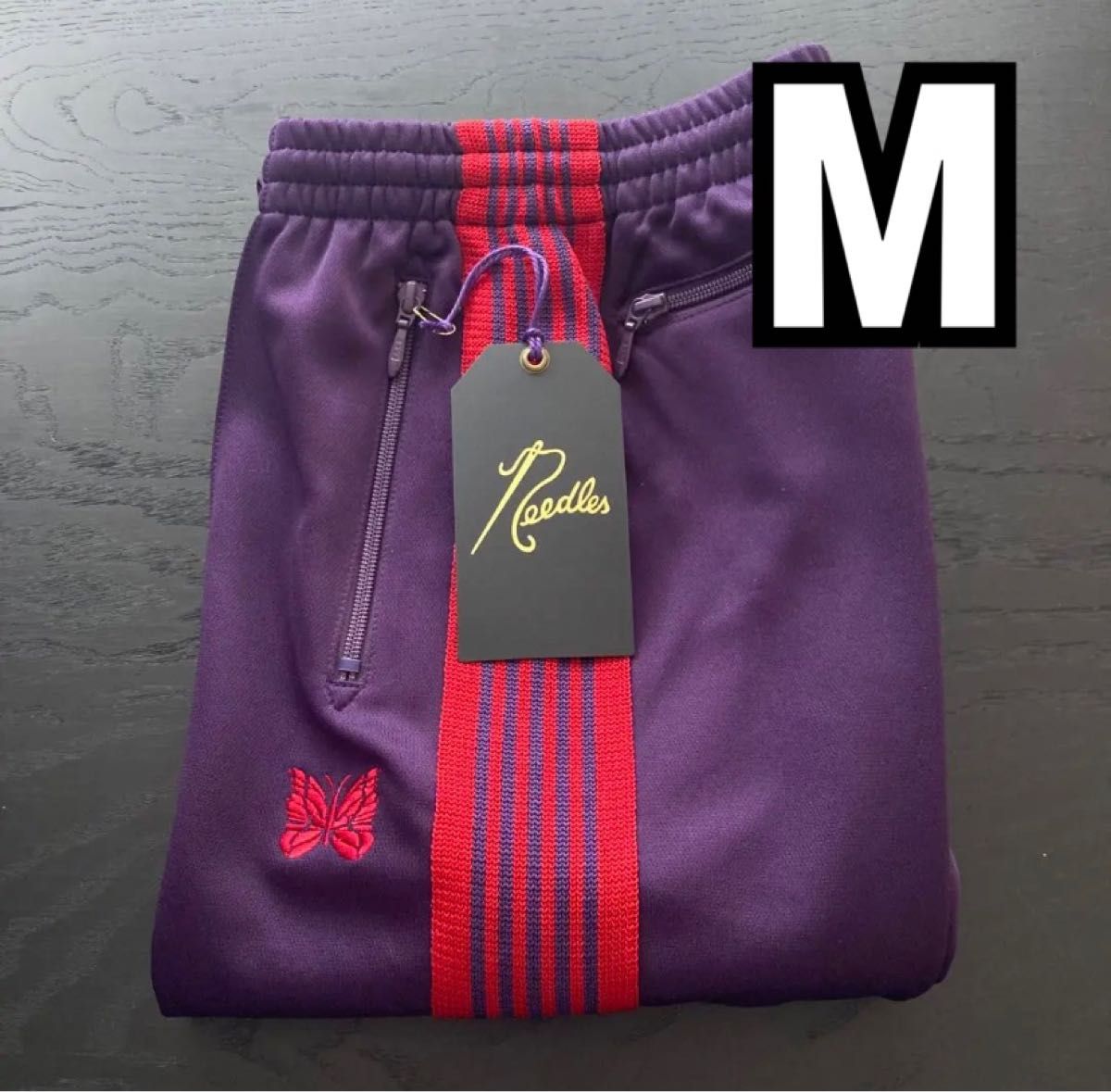 Needles Track Pant - PURPLE Poly Smooth M