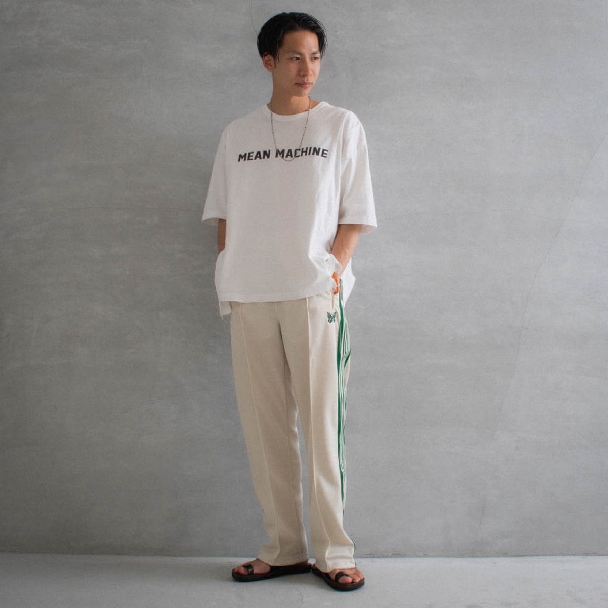 Needles Track Pant BORN FREE 別注 M WHITE