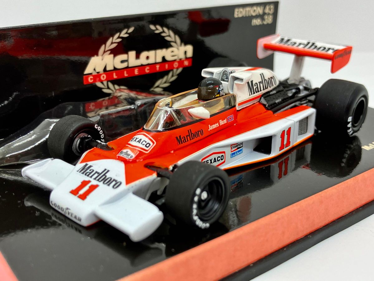 ★1/43★マルボロ マクラーレン フォード M23★J.ハント★1976 ワールドチャンピオン★タバコカスタム★ミニチャンプス★